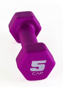 CAP Neoprene Magenta 5lb Dumbbell