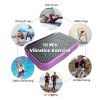 Vibration Plate Exercise Machine, Whole Body Fitness Platform for Lymphatic Drainage, Vibrating Shaker Board with 120 Speed Levels
