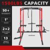 Power Cage, Multi-Function Power Rack with Adjustable Cable Crossover System and More Training Attachment, Weight Cage for Home Gym